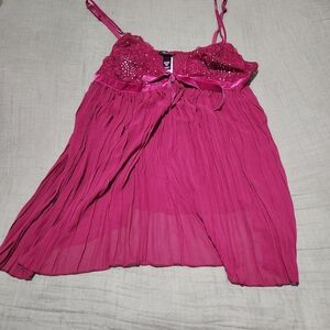 Victoria's Secret Maroon Babydoll